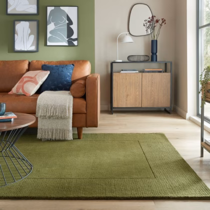 Boston Wool Border Rug