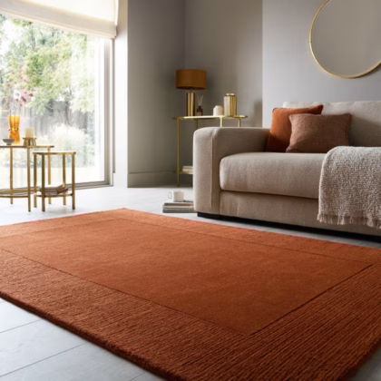 Boston Wool Border Rug