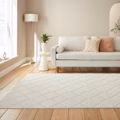 Catherine Lansfield Cosy Diamond Rug