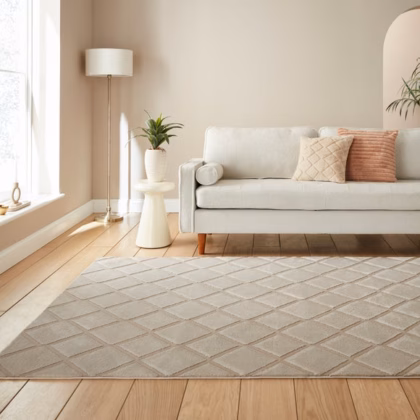 Catherine Lansfield Cosy Diamond Rug