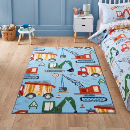 Catherine Lansfield Kids Construction Rug