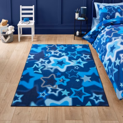 Catherine Lansfield Kids Ombre Stars Rug