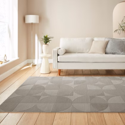 Catherine Lansfield Retro Circles Rug