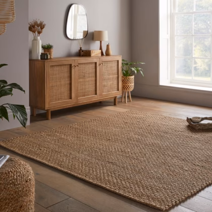 Chunky Jute Square Rug