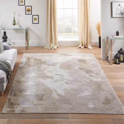 Concept Looms Skyline Abstract Velvet Rug
