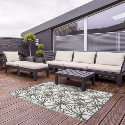 Fallen Fruits Floral Outdoor Rug