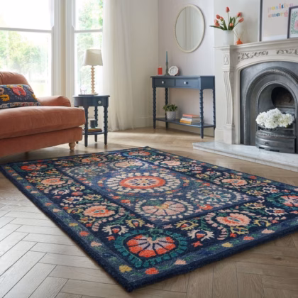 Hani Floral Wool Rug