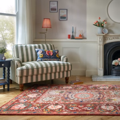 Hani Floral Wool Rug