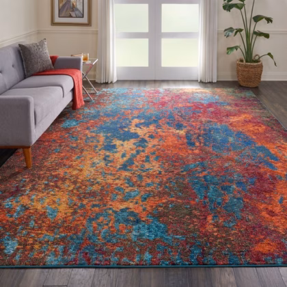 Multi Coloured Celestial Atlantic Rug