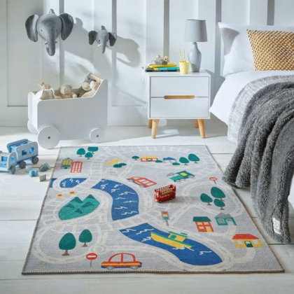 PractiRug Adventure Play Washable Kids Rug