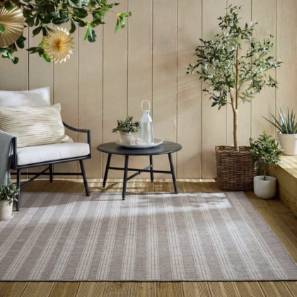 Striped Indoor Outdoor Rug