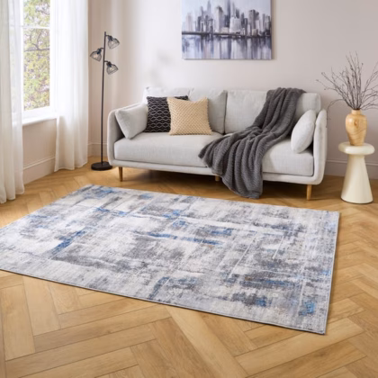 Abstract Grid Rug