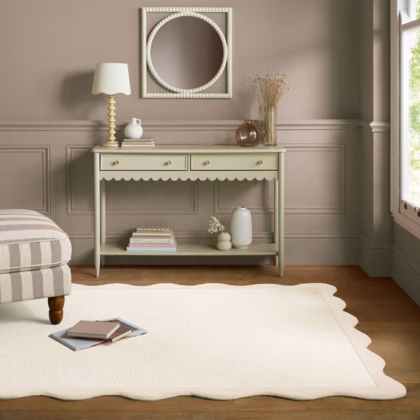 Bonnie Scallop Wool Rug
