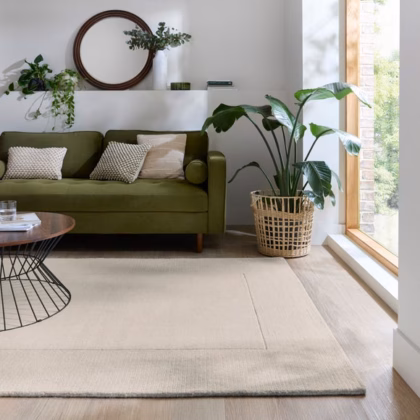 Boston Wool Border Rug