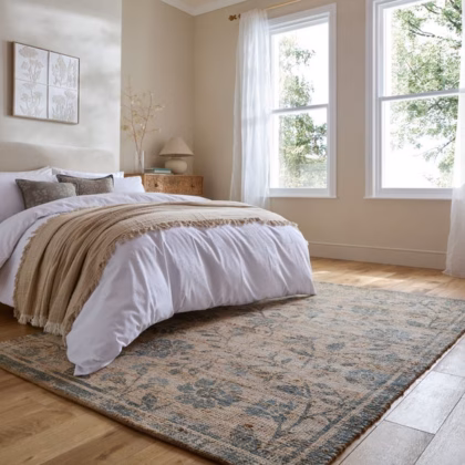 Dua Floral Jute Rug