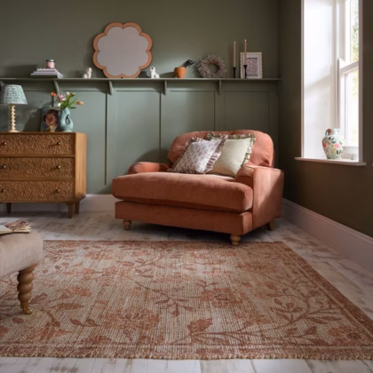 Dua Floral Jute Rug