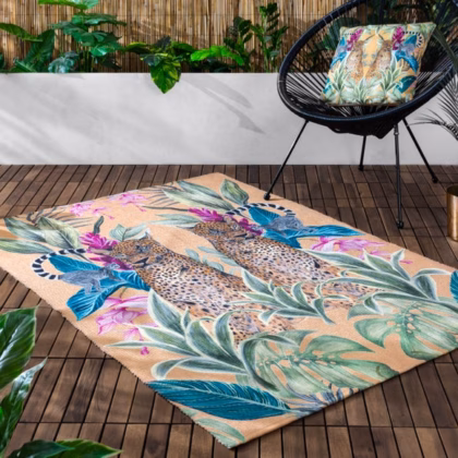 Wylder Kali Leopards Indoor Outdoor Rug