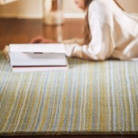 Fine Stripes Rug Ochre