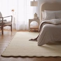 Scalloped Elsie Rug Cream