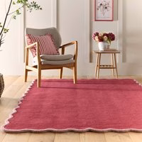 Scalloped Elsie Rug Coral/Lilac