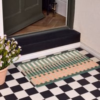 Pastel Broken Coir Stripe Doormat