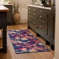 Dark Florals Eco-Washable Runner