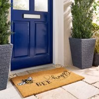 Bee Happy Coir Doormat